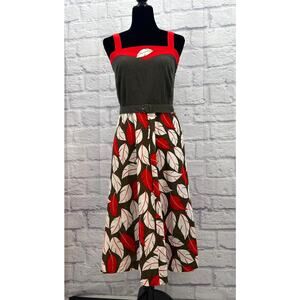 70's FINK MODELL 36 Belted Sundress Medium